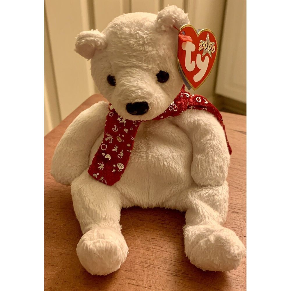 Ty Beanie Baby - 2000 HOLIDAY TEDDY Bear. Retired. New